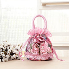 Retro Drawstring Bucket Bag for Shopping