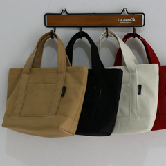 Minimalist Canvas Storage Handbag for School & Office