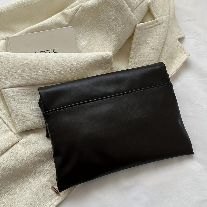 Metal Love Decor Clutch Wallet All Match Flap Coin Purse