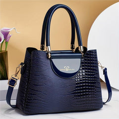 Crocodile Embossed Crossbody Bag for Office Work