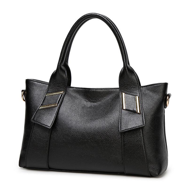 Women's Lychee Faux Leather Handbag OL Shoulder Bag