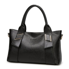 Women's Lychee Faux Leather Handbag OL Shoulder Bag