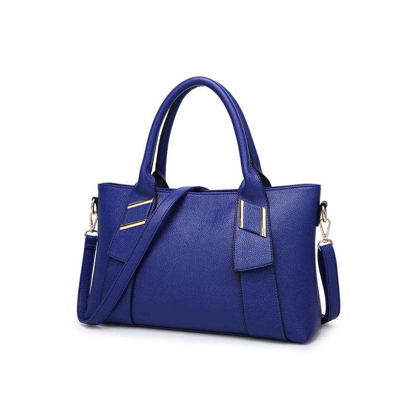 Women's Lychee Faux Leather Handbag OL Shoulder Bag