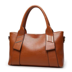Women's Lychee Faux Leather Handbag OL Shoulder Bag