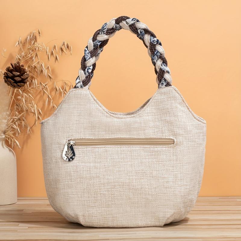Braided Year Wheel Pattern Handbag