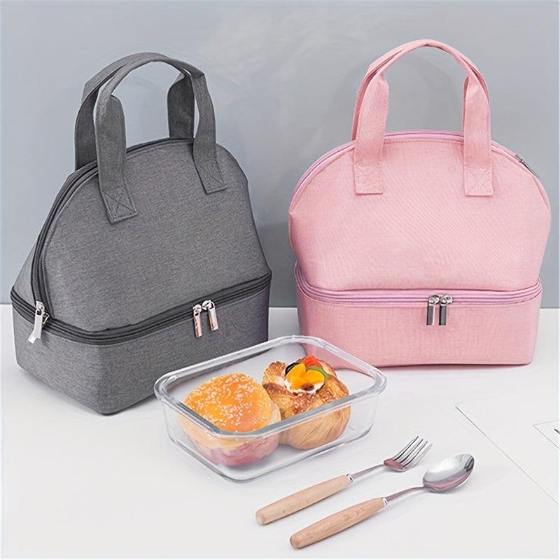 Satchel Lunch Box Nylon Lightweight Portable Lunch Storage Bag