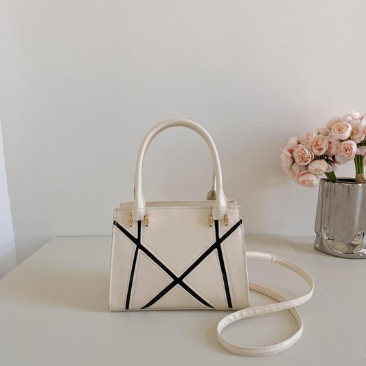 Classic Crossbody Bag PU Leather Top Handle Satchel Purse
