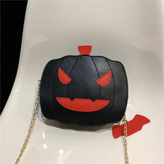 Pumpkin Shaped Novelty Crossbody Bag for Halloween