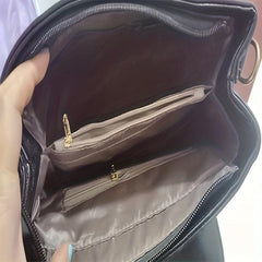 Snakeskin Pattern Top Handle Crossbody Bag PU Leather Textured Bag Purse