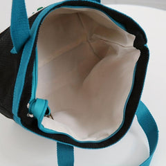 Large Capacity Corduroy Lunch Bag for Women