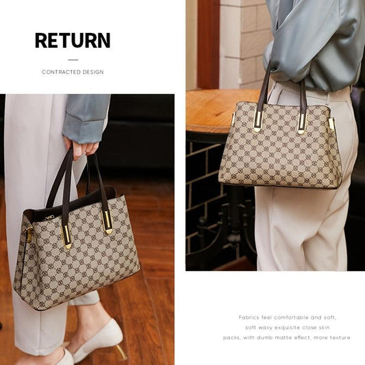 Geometric Pattern Handbag Women's Crossbody Bag Stylish Purse
