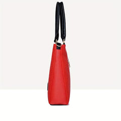 Crocodile Pattern Tote Bag Clutch Set Large Capacity Shoulder Bag
