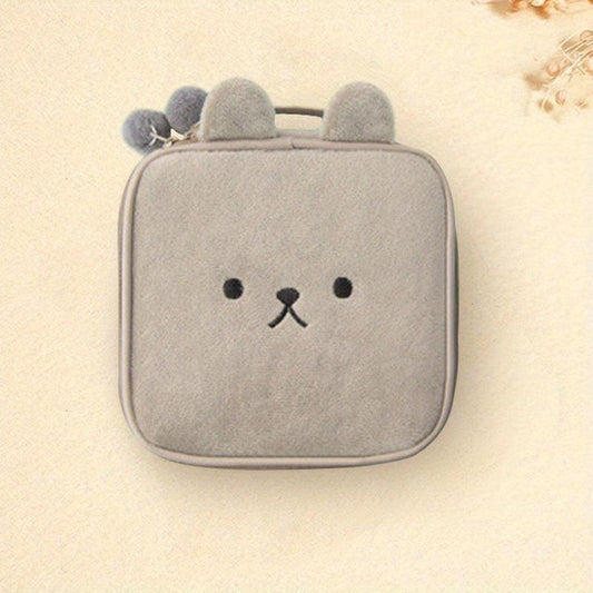Cartoon Cosmetic Bag Makeup Brush Storage Portable Travel Toiletry Bag