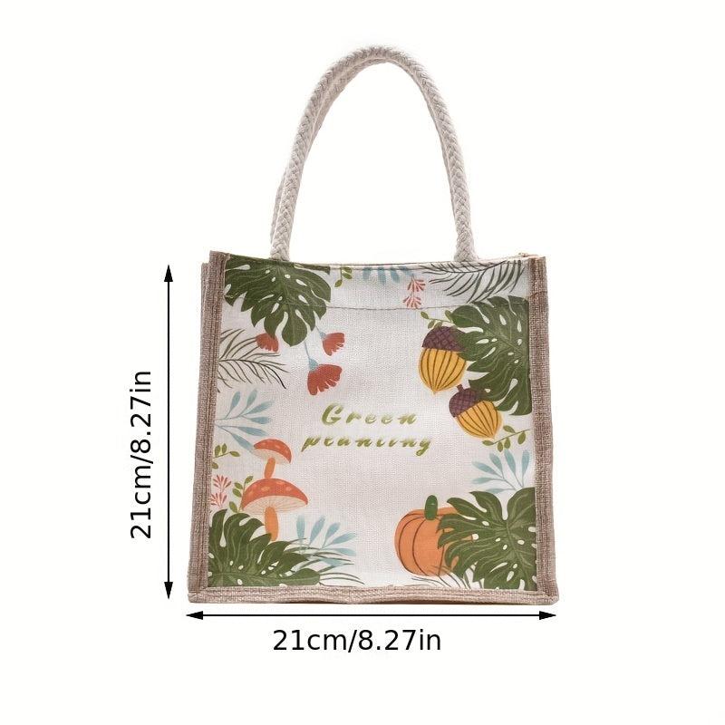 Double Handle Lightweight Bento Bag Durable Lunch Bag