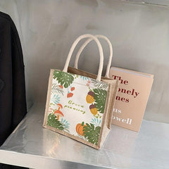 Double Handle Lightweight Bento Bag Durable Lunch Bag