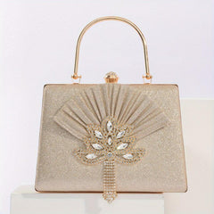 Rhinestone Glitter Chain Handbag Sparkling Evening Bag