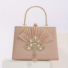 Rhinestone Glitter Chain Handbag Sparkling Evening Bag
