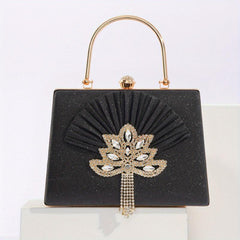 Rhinestone Glitter Chain Handbag Sparkling Evening Bag