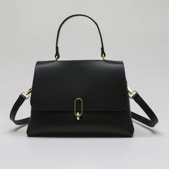 Stylish Shoulder Bag Faux Leather Purse With Removable Strap