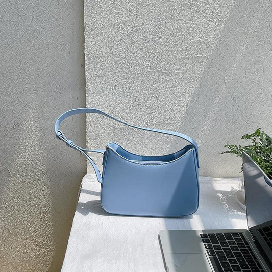 Minimalist Solid Underarm Bag Niche Satchel Bag