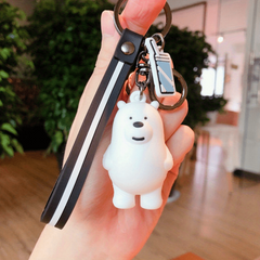 Bear Panda Keychain Cartoon Animal Car Pendant Keyring Bag Purse Charm