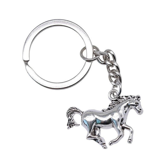 Vintage Horse Pendant Keychain Bag Accessory for Women