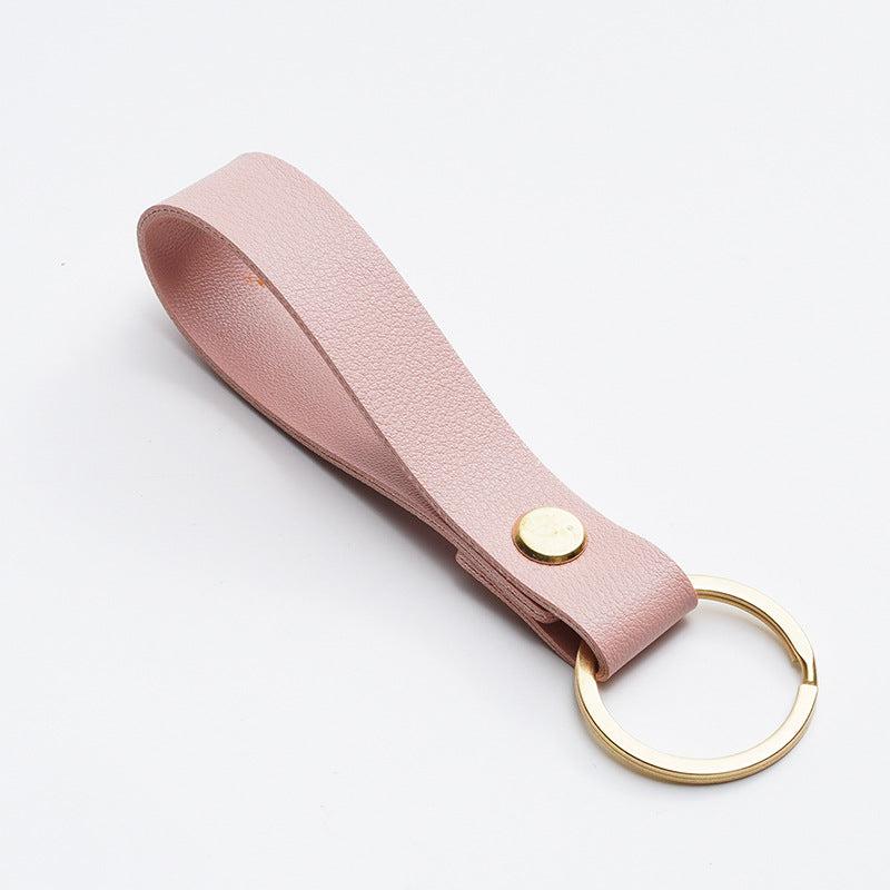 PU Leather Keychain For Men Women Car Key Strap Waist Wallet KeyChains