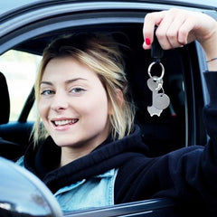 Metal Shopping Cart Token Key Chain Pendant