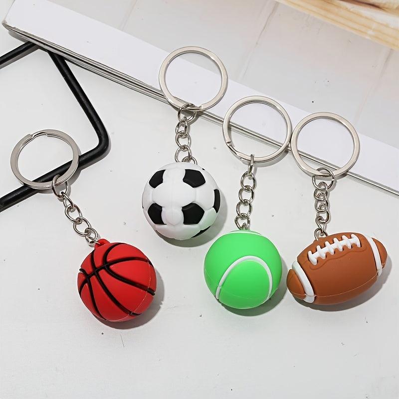 Mini Sports Keychain Stress Balls Party Favor Decorations