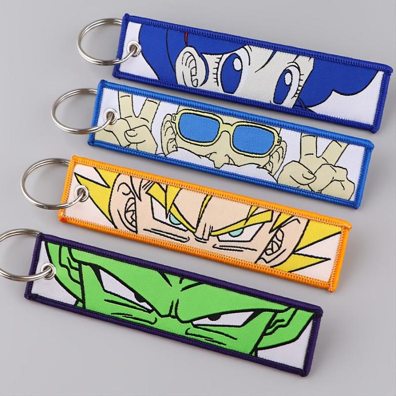 Anime Ball Tag Keychain Souvenir Key Ring Purse Bag Backpack Charm