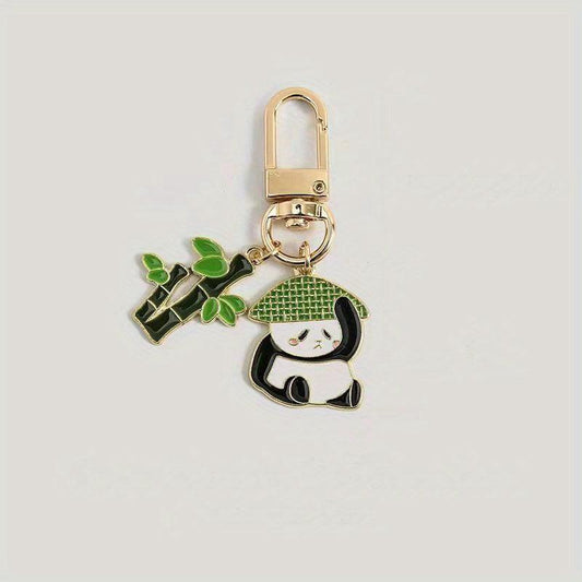 Cartoon Panda Keychain Car Key Decoration Pendant Gift