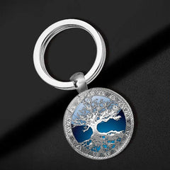 Vintage Tree Of Life Pendant Keychain Bag Charm 1pc