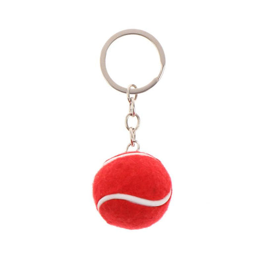 Mini Tennis Metal Keychain For Men Women Sports Car Keyring Bag Pendant Decor