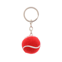 Mini Tennis Metal Keychain For Men Women Sports Car Keyring Bag Pendant Decor