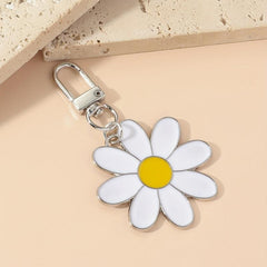Daisy Keychain Pendant Floral Key Ring Bag Wallet Decoration Gift