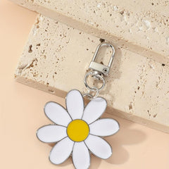 Daisy Keychain Pendant Floral Key Ring Bag Wallet Decoration Gift