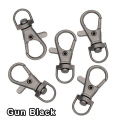 20pcs Alloy Key Chain Clip Hooks Swivel Clasps Lanyard Snap Hook Keychain