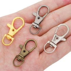 20pcs Alloy Key Chain Clip Hooks Swivel Clasps Lanyard Snap Hook Keychain