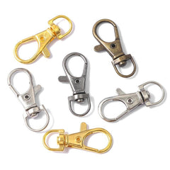 20pcs Alloy Key Chain Clip Hooks Swivel Clasps Lanyard Snap Hook Keychain