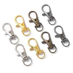 20pcs Alloy Key Chain Clip Hooks Swivel Clasps Lanyard Snap Hook Keychain