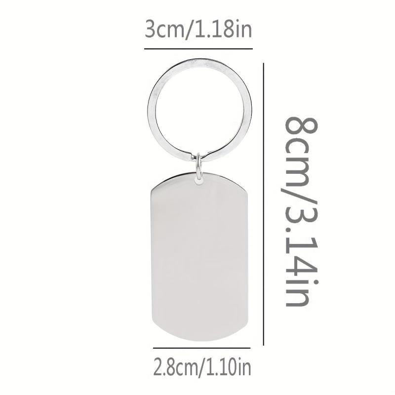 Appreciation Gift Keychain Metal Key Ring Purse Bag Backpack Car Charm