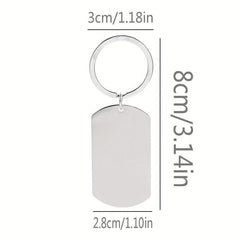 Appreciation Gift Keychain Metal Key Ring Purse Bag Backpack Car Charm