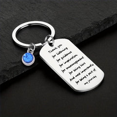 Appreciation Gift Keychain Metal Key Ring Purse Bag Backpack Car Charm