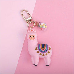 Alpaca Doll Cartoon Keychain Ladies Bag Pendant