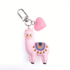 Alpaca Doll Cartoon Keychain Ladies Bag Pendant
