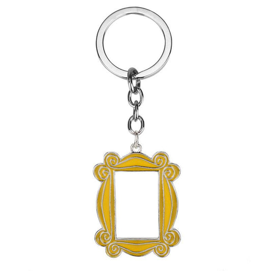 Yellow Door Frame Keychain Key Ring Accessory Gift For Friends