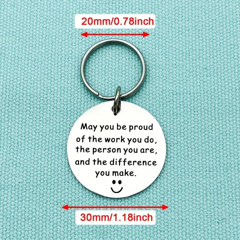 Coworker Leaving Employee Thank You Keychain