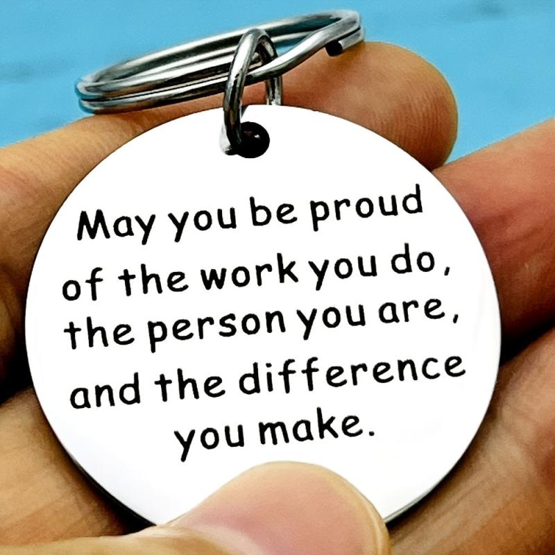 Coworker Leaving Employee Thank You Keychain
