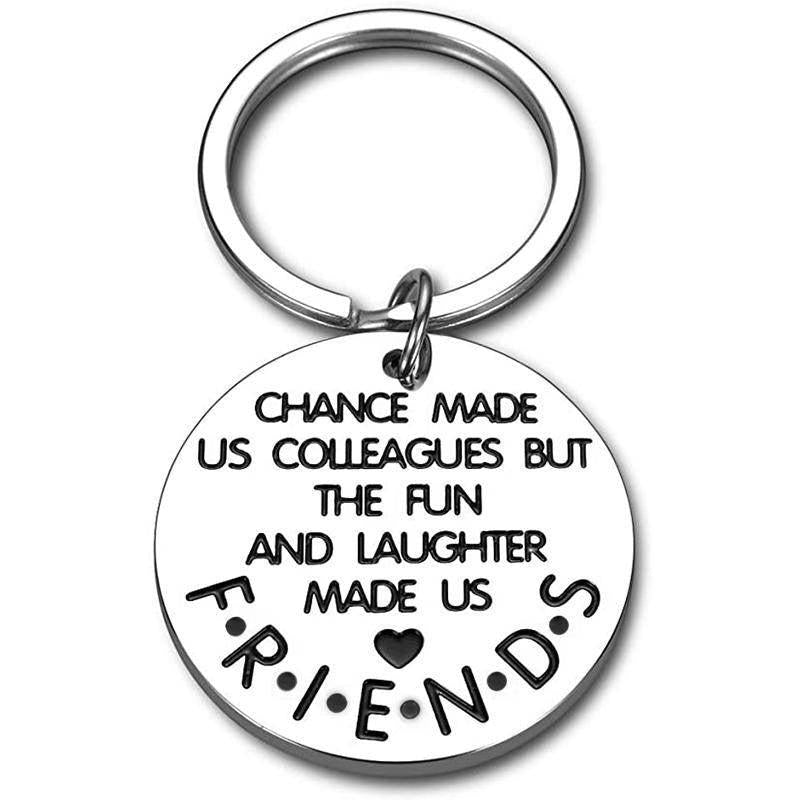 Coworker Keychain Colleague For Birthday Christmas Friends Women Men Key Chain