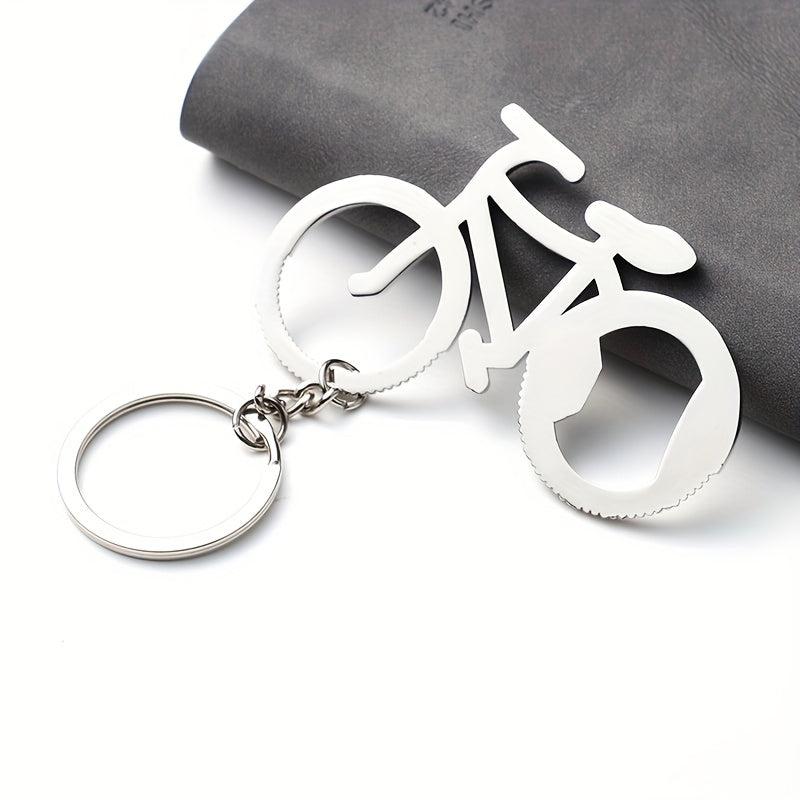 Metal Beer Bicycle Key Rings Opener Ret...